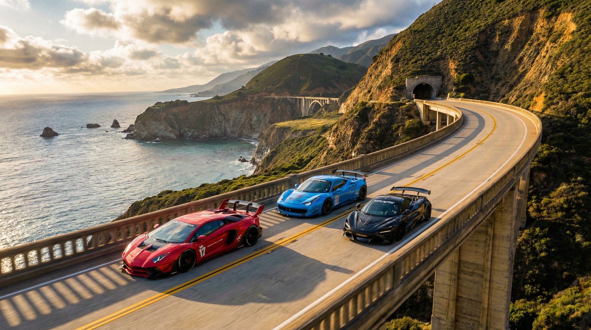 困困兔海岸公路跑车视频